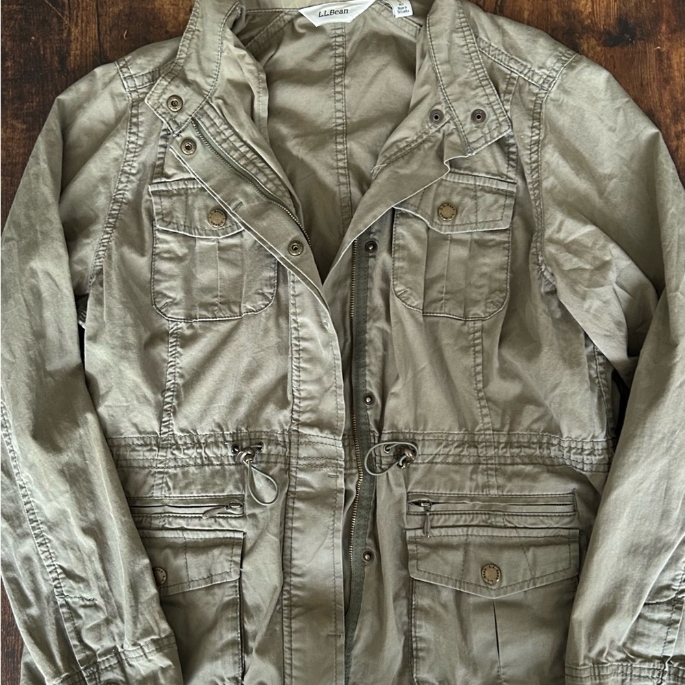 L.L. Bean Olive Green Utility Jacket